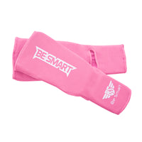 Be Smart Pink Kids Shin Instep Guards – Padded Shin Pads for Girls, MMA, Muay Thai, Kickboxing & Karate