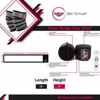 Be Smart Knee Wrap Red