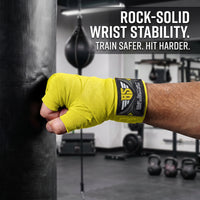Be Smart Yellow Boxing Hand Wraps – 2.5m, 3.5m & 4.5m (Pair)