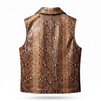 Men's Leather Vest – Design 117