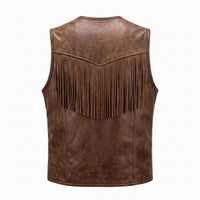 Men's Leather Vest – Design 119