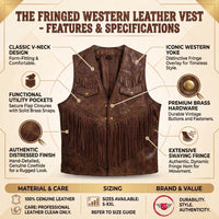 Men's Leather Vest – Design 119