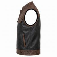 Men's Leather Vest – Design 131
