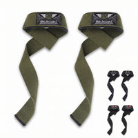 Be Smart Green Weightlifting Straps - Pair