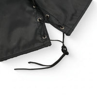 Men's Black Leather Vest – Design 099