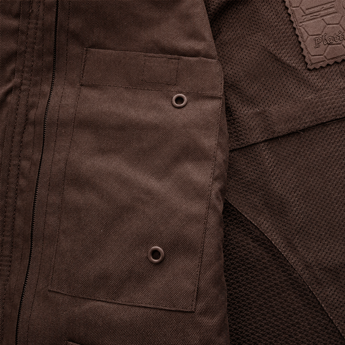 Men's Brown Leather Vest – Design 115
