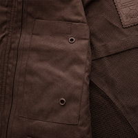 Men's Brown Leather Vest – Design 115