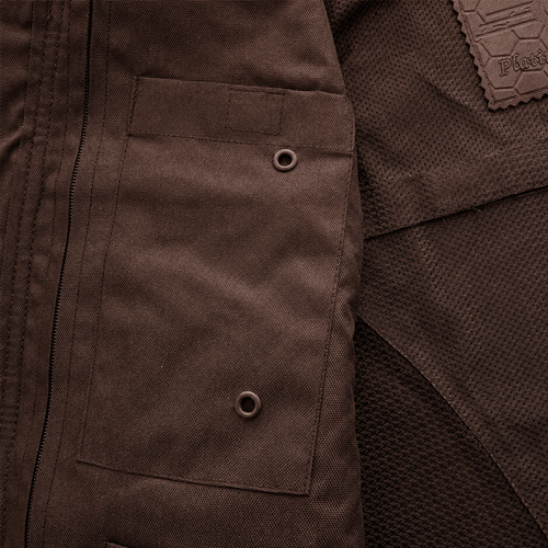 Men's Brown Leather Vest – Design 115