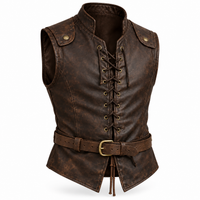 Men's Leather Vest – Design 132