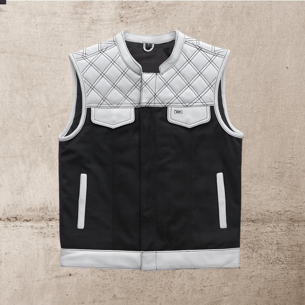 Men's Leather Vest – Design 017