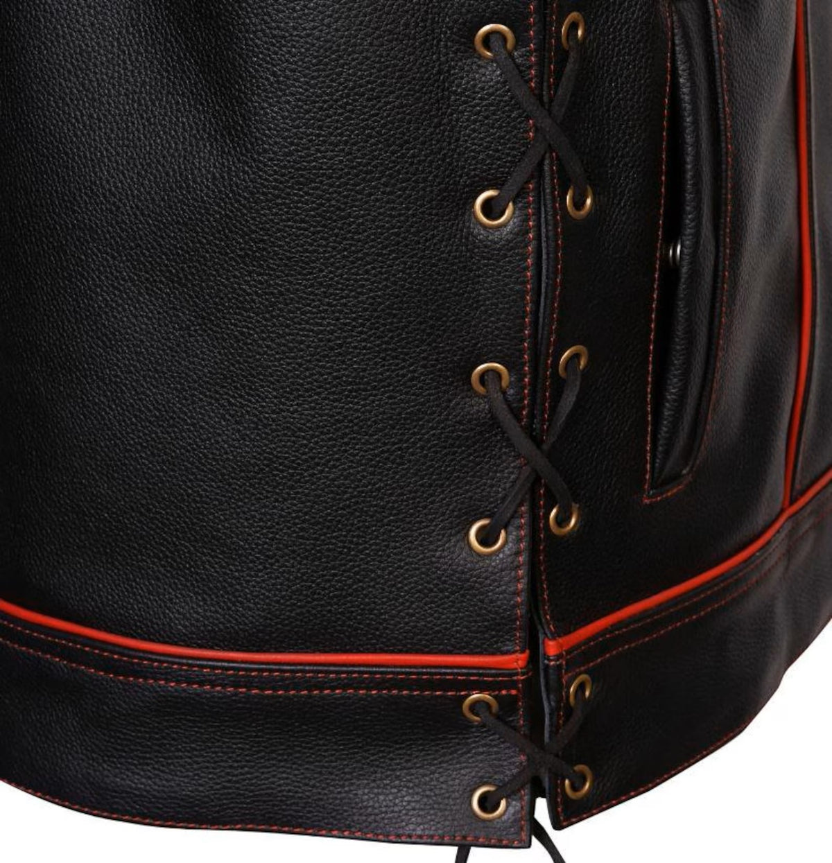 Men's Leather Vest – Design 018
