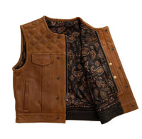 Men's Leather Vest – Design 019
