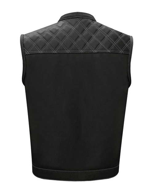 Men's Leather Vest – Design 029