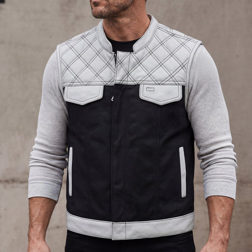 Men's Leather Vest – Design 031