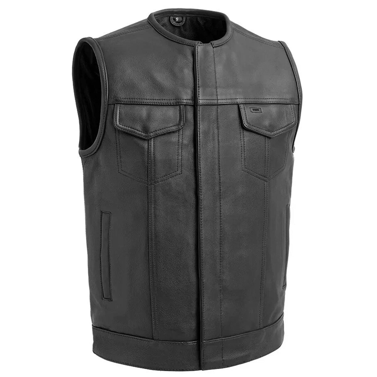 Men's Leather Vest – Design 034