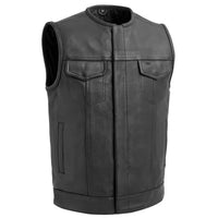 Men's Leather Vest – Design 034