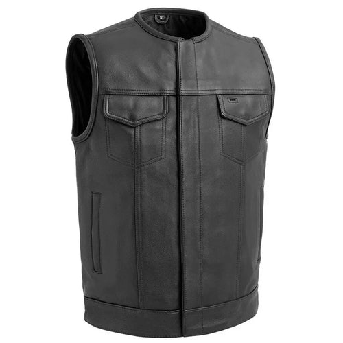 Men's Leather Vest – Design 034