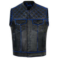 Men's Leather Vest – Design 035