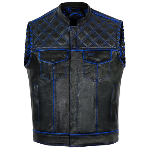 Men's Leather Vest – Design 035
