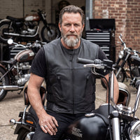 Men's Leather Vest – Design 037