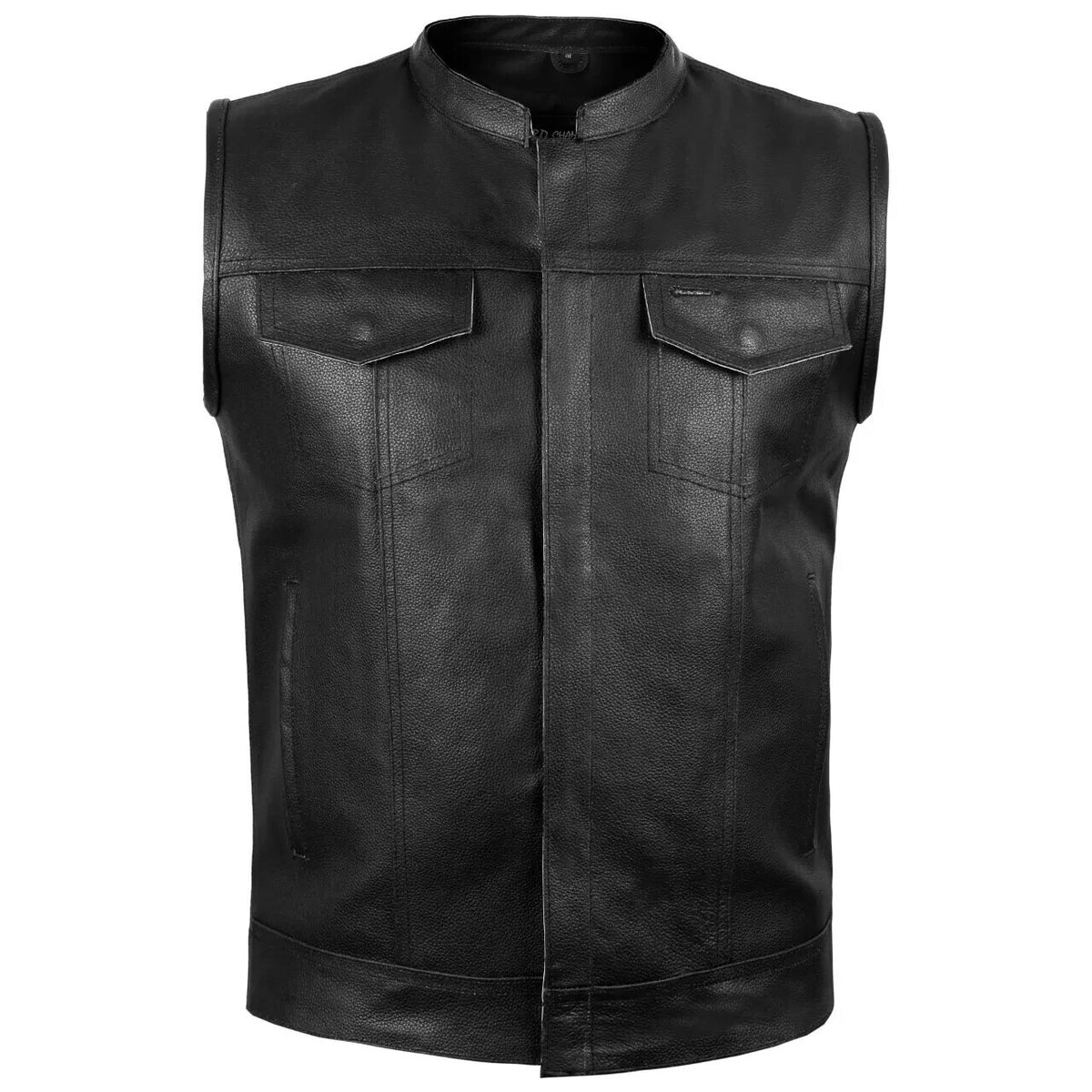 Men's Leather Vest – Design 039
