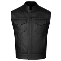 Men's Leather Vest – Design 043