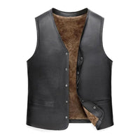Men's Leather Vest – Design 044