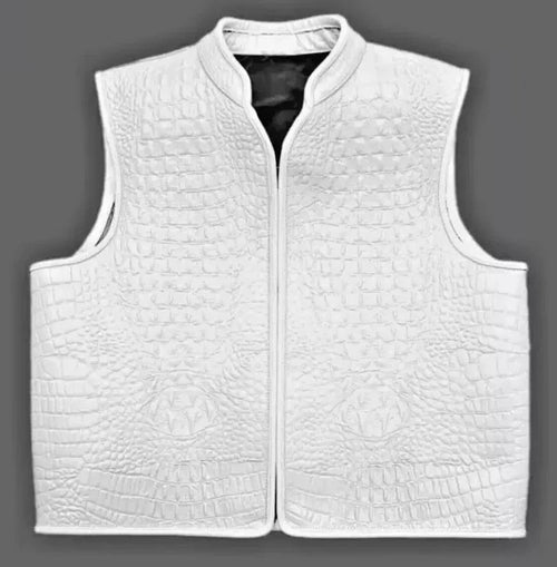 Men's Leather Vest – Design 045