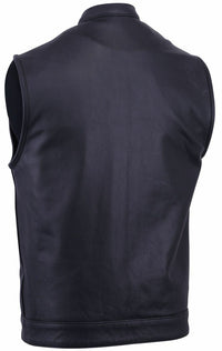Men's Leather Vest – Design 046