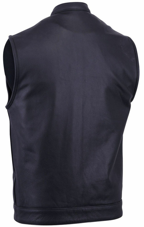 Men's Leather Vest – Design 046