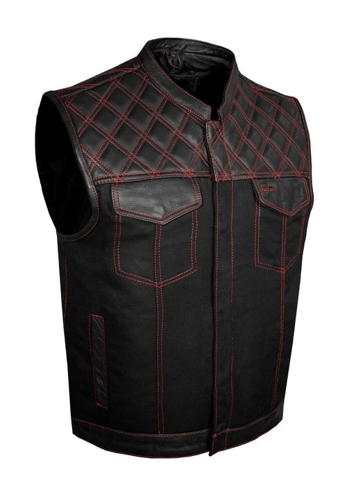 Men's Leather Vest – Design 047