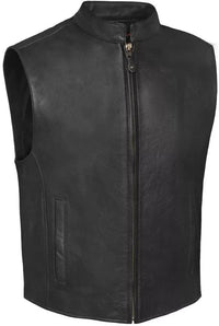 Men's Leather Vest – Design 050