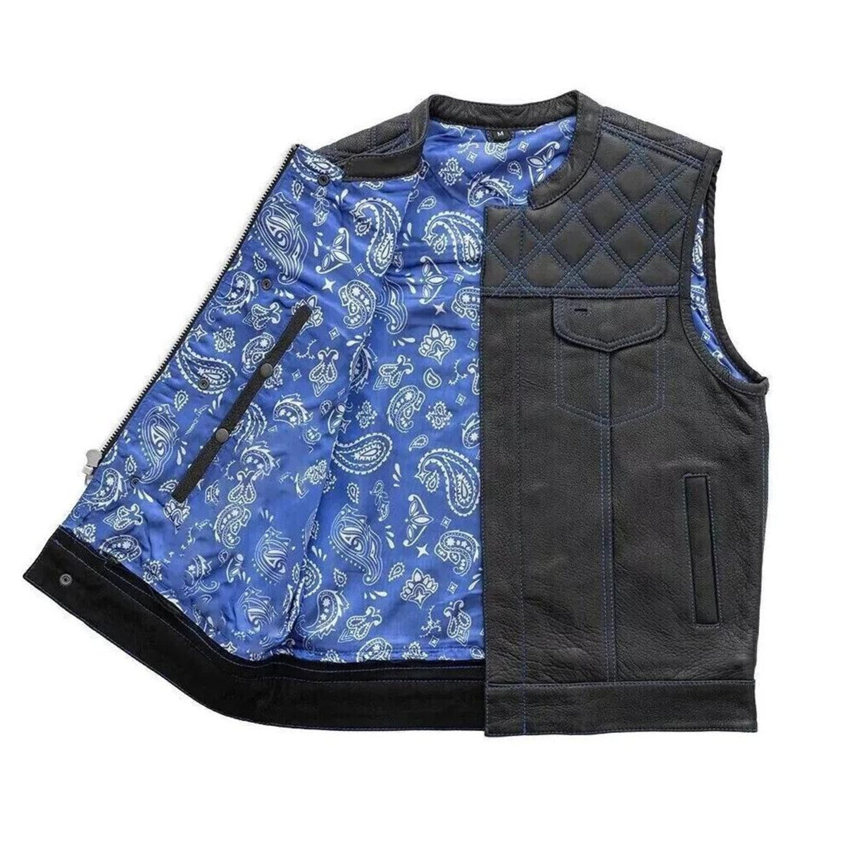 Men's Leather Vest – Design 054