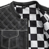 Men's Leather Vest – Design 058