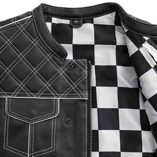 Men's Leather Vest – Design 058