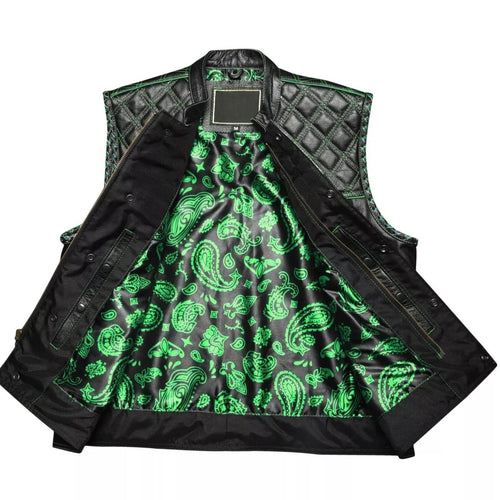 Men's Leather Vest – Design 063