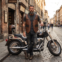 Men's Leather Vest – Design 079