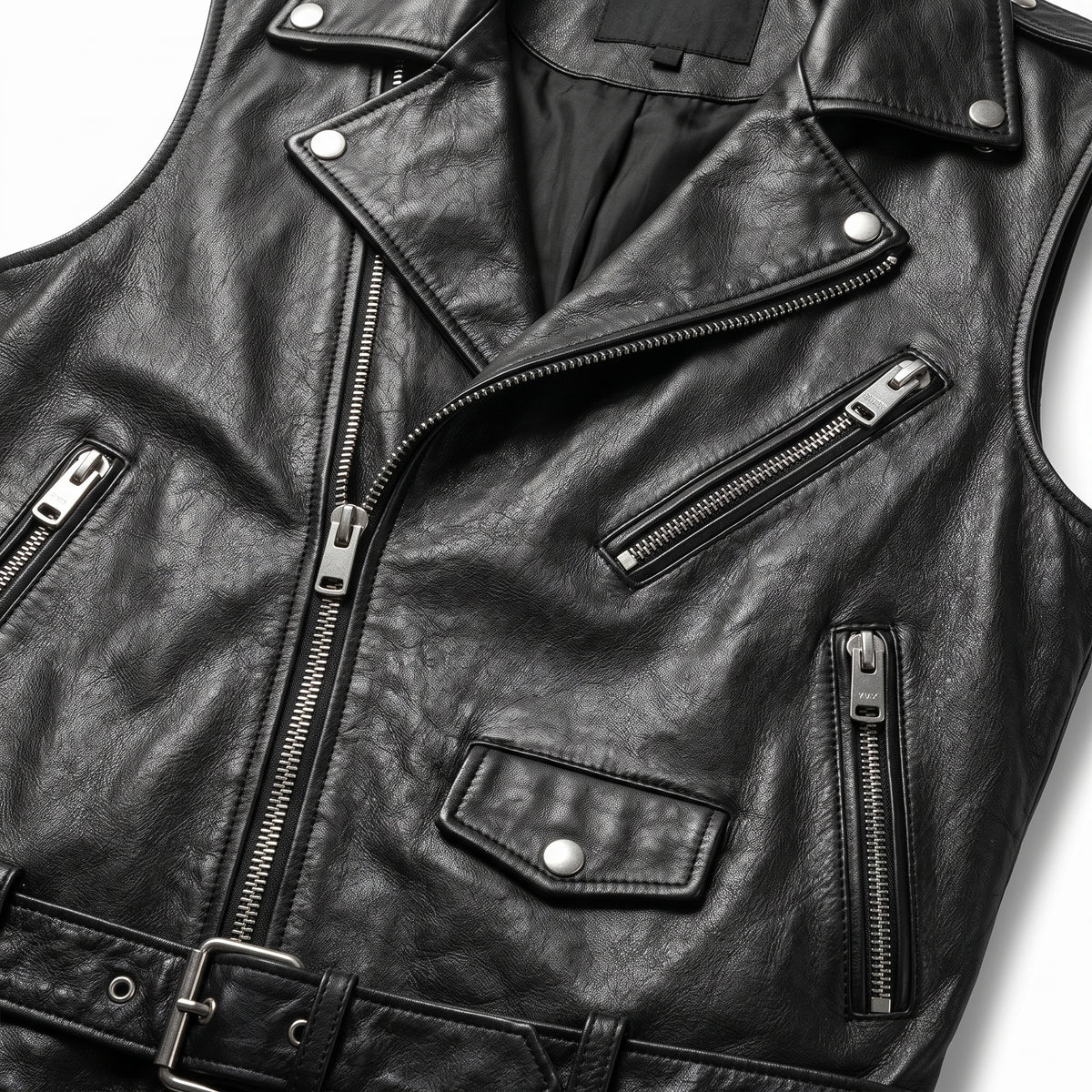 Men's Leather Vest – Design 093