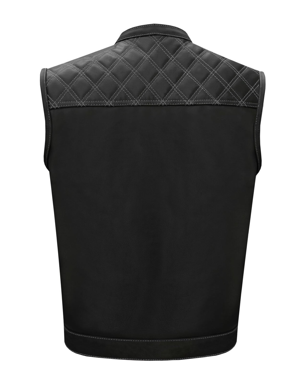 Men's Leather Vest – Design 009