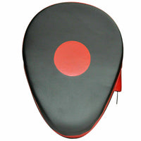 Be Smart Black Red Boxing Focus Pads - Pair