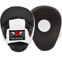 Be Smart Black White Boxing Focus Pads - Pair