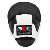 Be Smart Black White Boxing Focus Pads - Pair