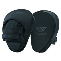 Be Smart Matte Black Boxing Focus Pads - Pair