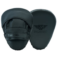 Be Smart Matte Black Boxing Focus Pads - Pair