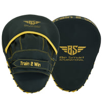 Be Smart Matte Gold Boxing Focus Pads - Pair