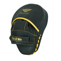 Be Smart Matte Gold Boxing Focus Pads - Pair