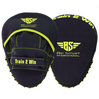 Be Smart Matte Green Boxing Focus Pads - Pair