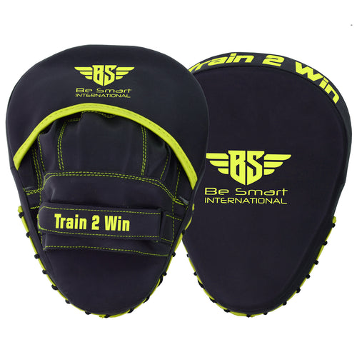 Be Smart Matte Green Boxing Focus Pads - Pair
