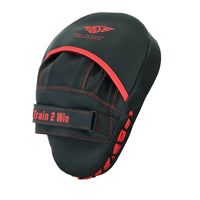 Be Smart Matte Red Boxing Focus Pads - Pair