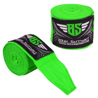 Be Smart Green Boxing Hand Wraps – 2.5m, 3.5m & 4.5m (Pair)